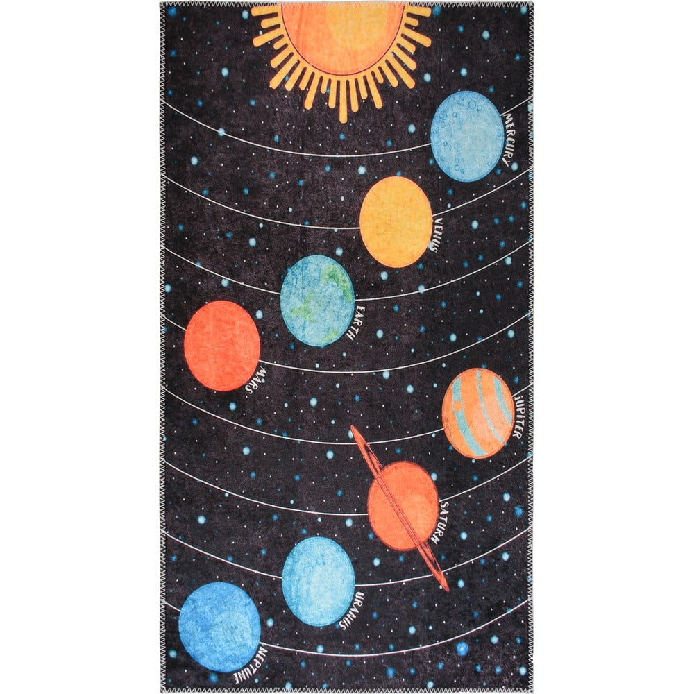 Mosható gyerek játszószőnyeg 160x230 cm Solar System – Vitaus