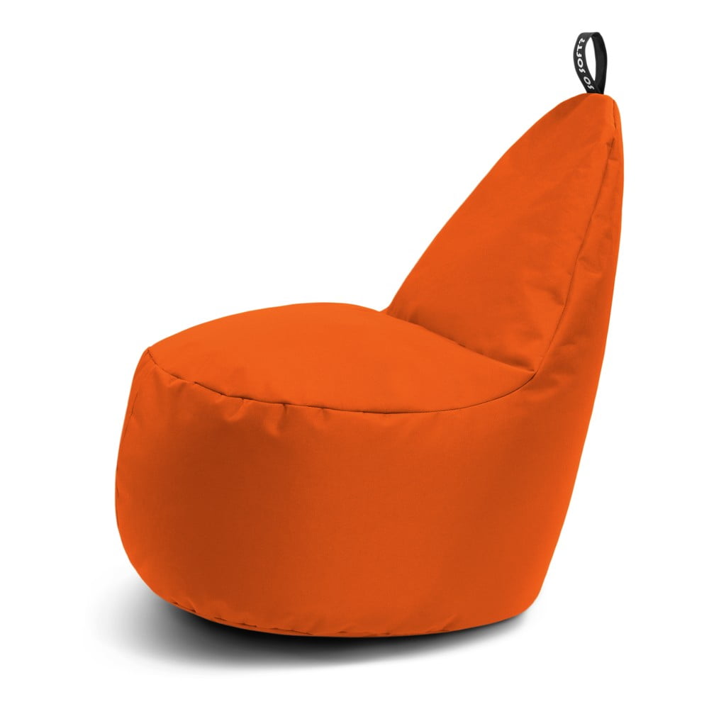 Narancssárga gyerek babzsákfotel Lull M – So Soft?