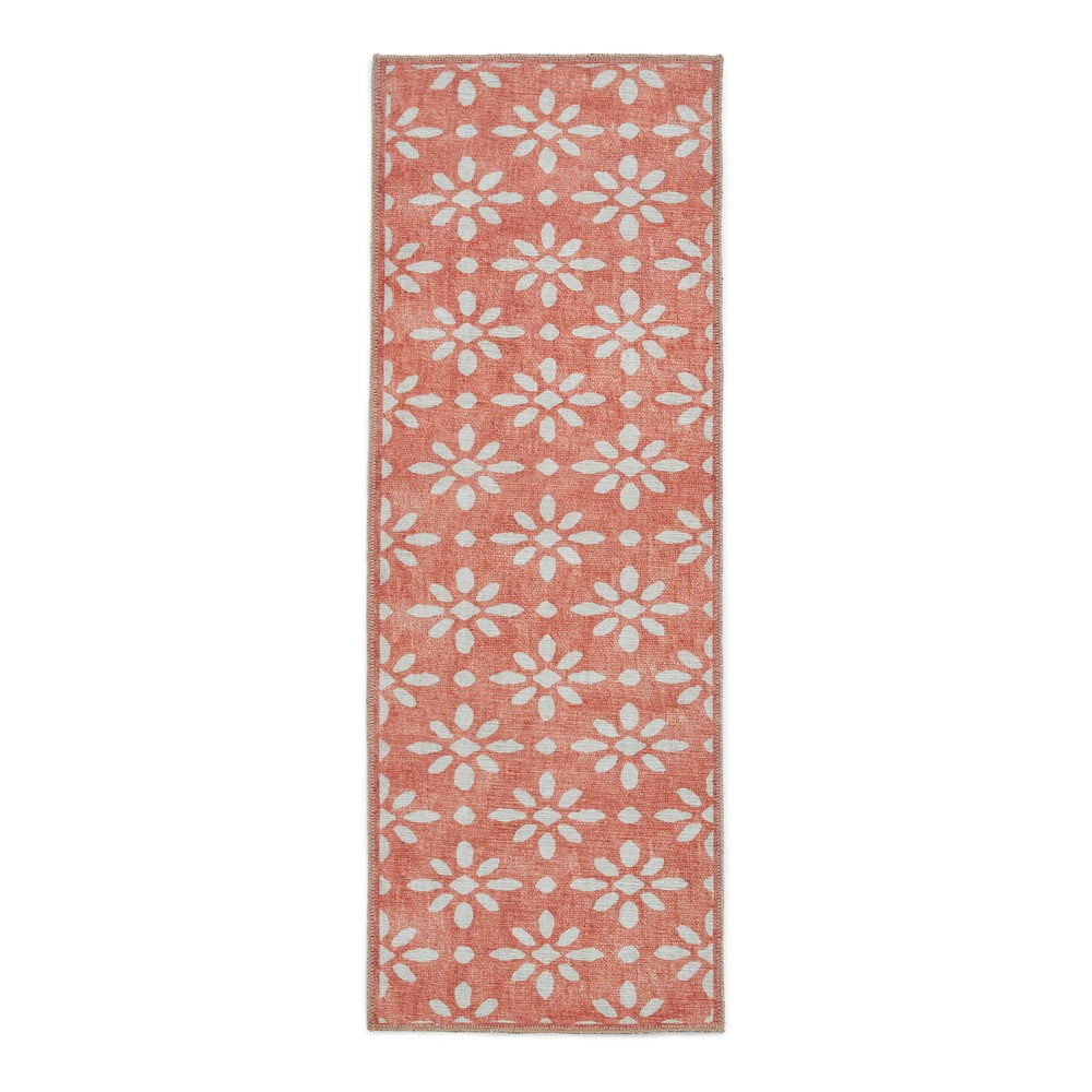 Narancssárga mosható futószőnyeg 61x170 cm Coral Orange – Think Rugs