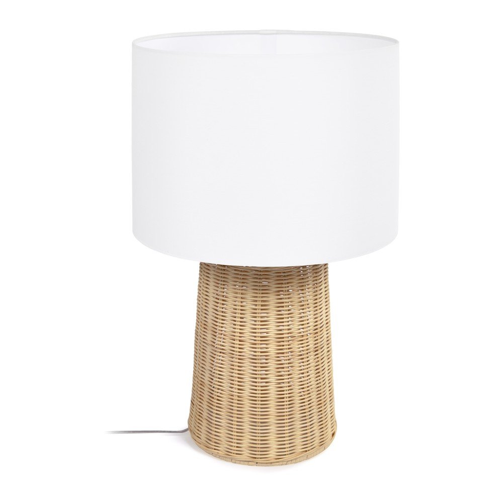 Natúr színű asztali lámpa textil búrával (magasság 51 cm) Kimjit – Kave Home