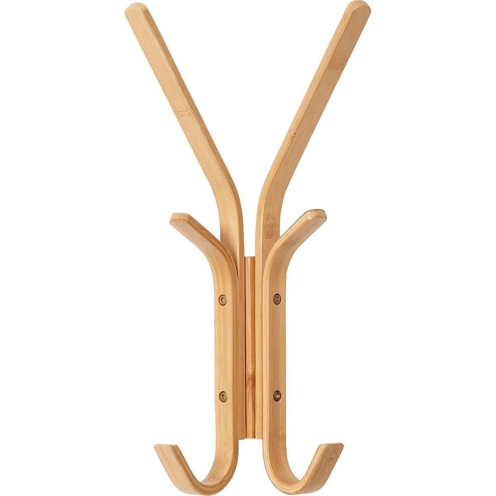 Natúr színű bambusz fali fogas Flex – Hübsch