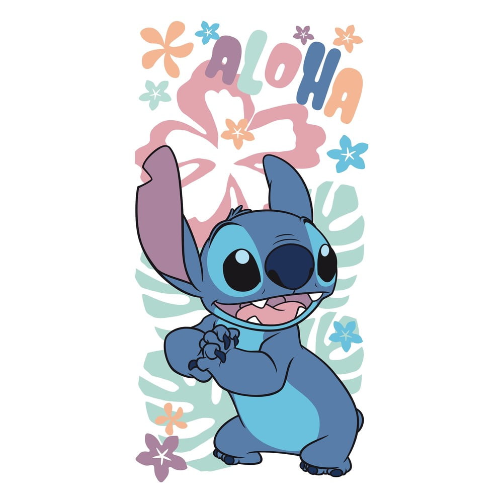Pamut gyerek fürdőlepedő 70x140 cm Lilo and Stitch "Hawaiian Harmony" – Jerry Fabrics