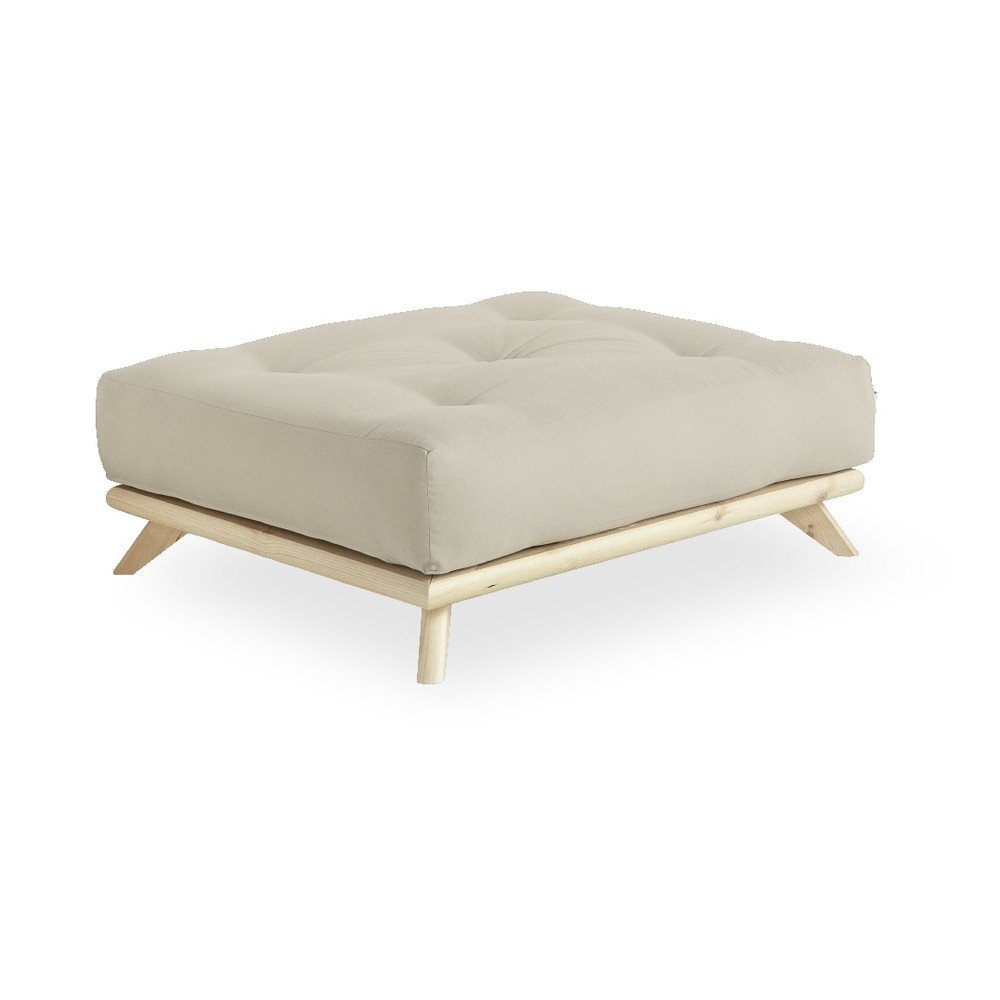 Senza Natural Clear/Beige lábtartó - Karup Design