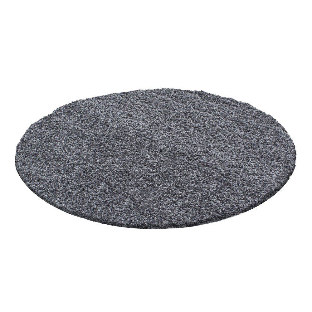 Sötétszürke kerek szőnyeg ø 120 cm Life – Ayyildiz Carpets