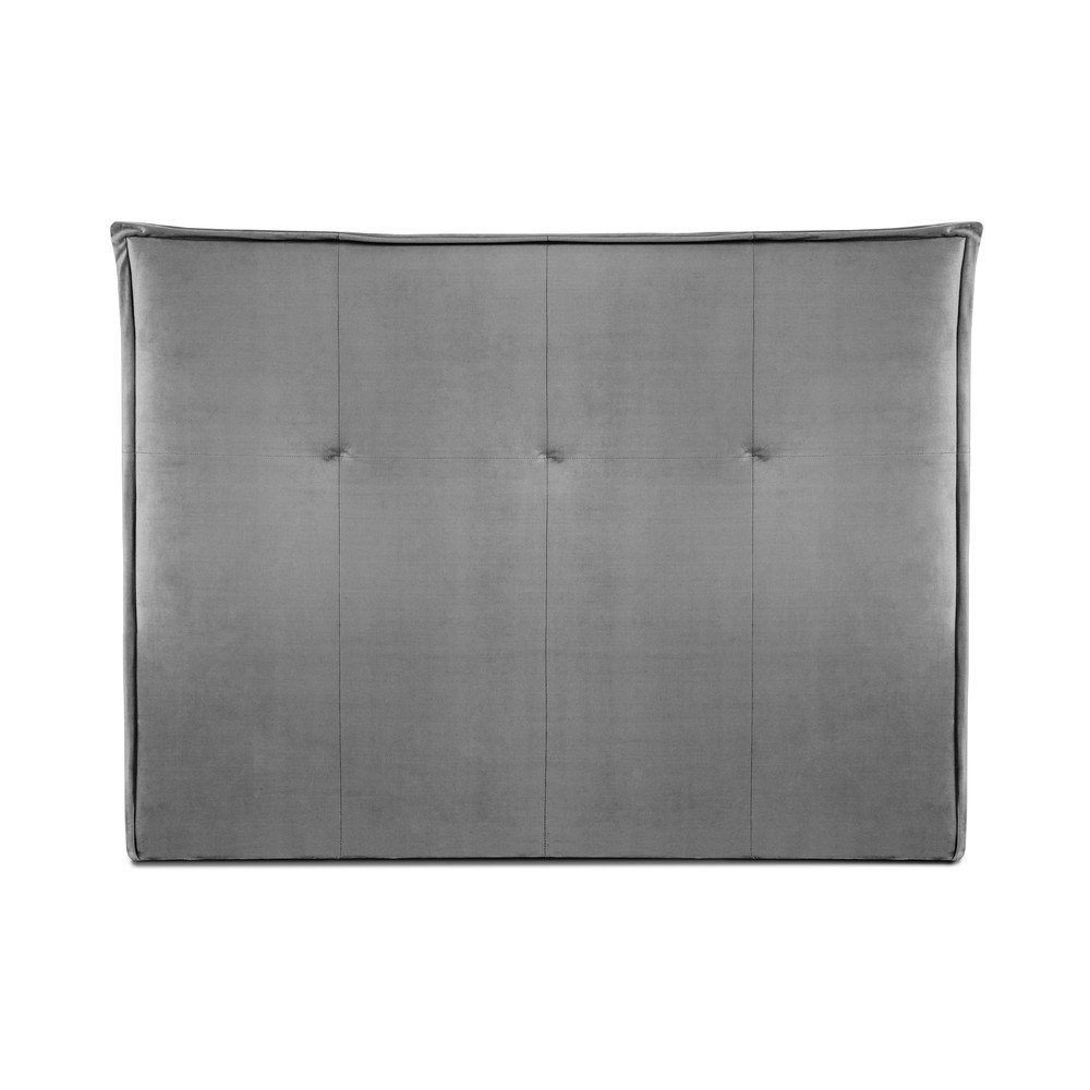 Szürke ágytámla 160x120 cm Monica – Milo Casa