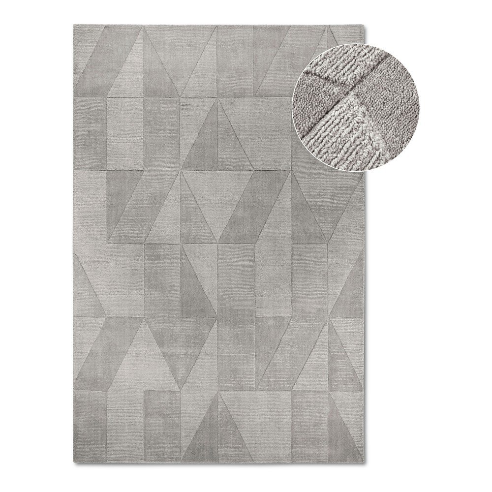 Szürke kézi szövésű gyapjú szőnyeg 190x280 cm Ursule – Villeroy&Boch