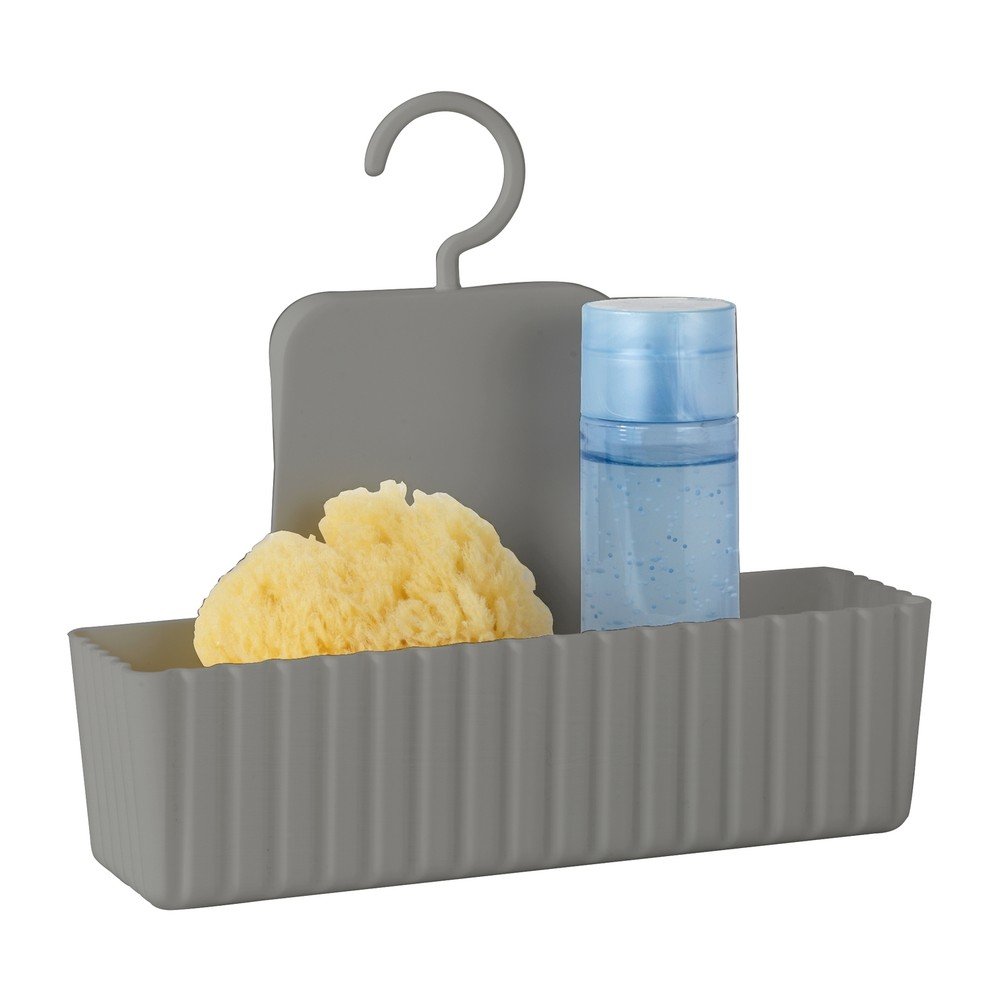 Világosbarna függő műanyag fürdőszobai polc Minas – Allstar