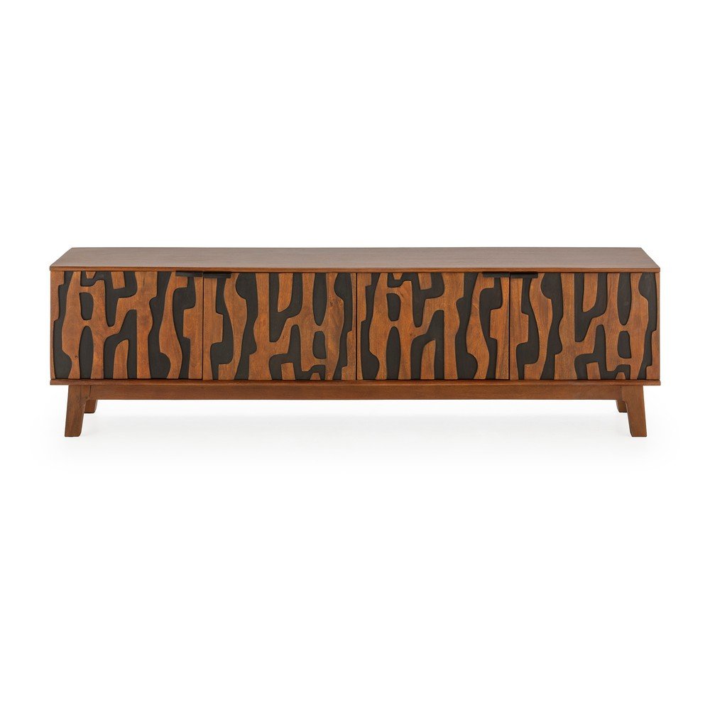 Barna TV-állvány 180x50 cm Kantu – Marckeric