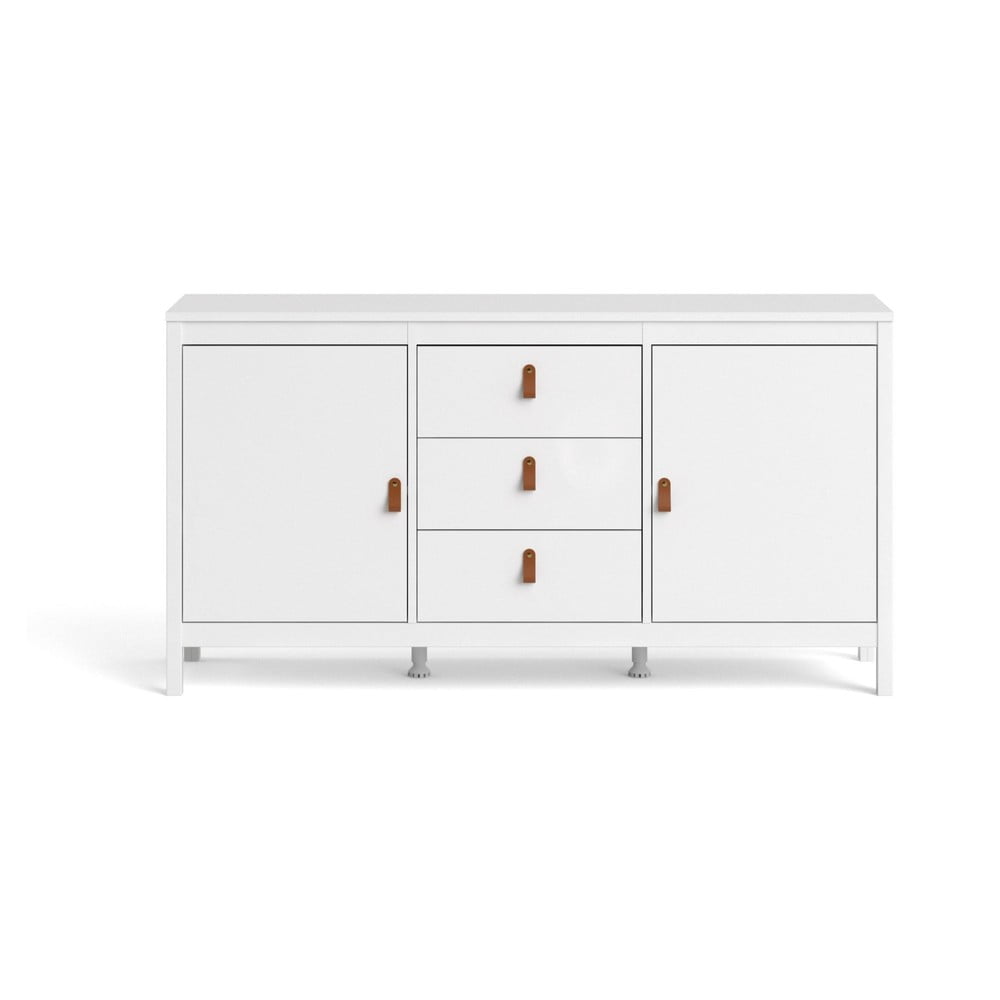 Fehér alacsony komód 151x80 cm Madrid – Tvilum