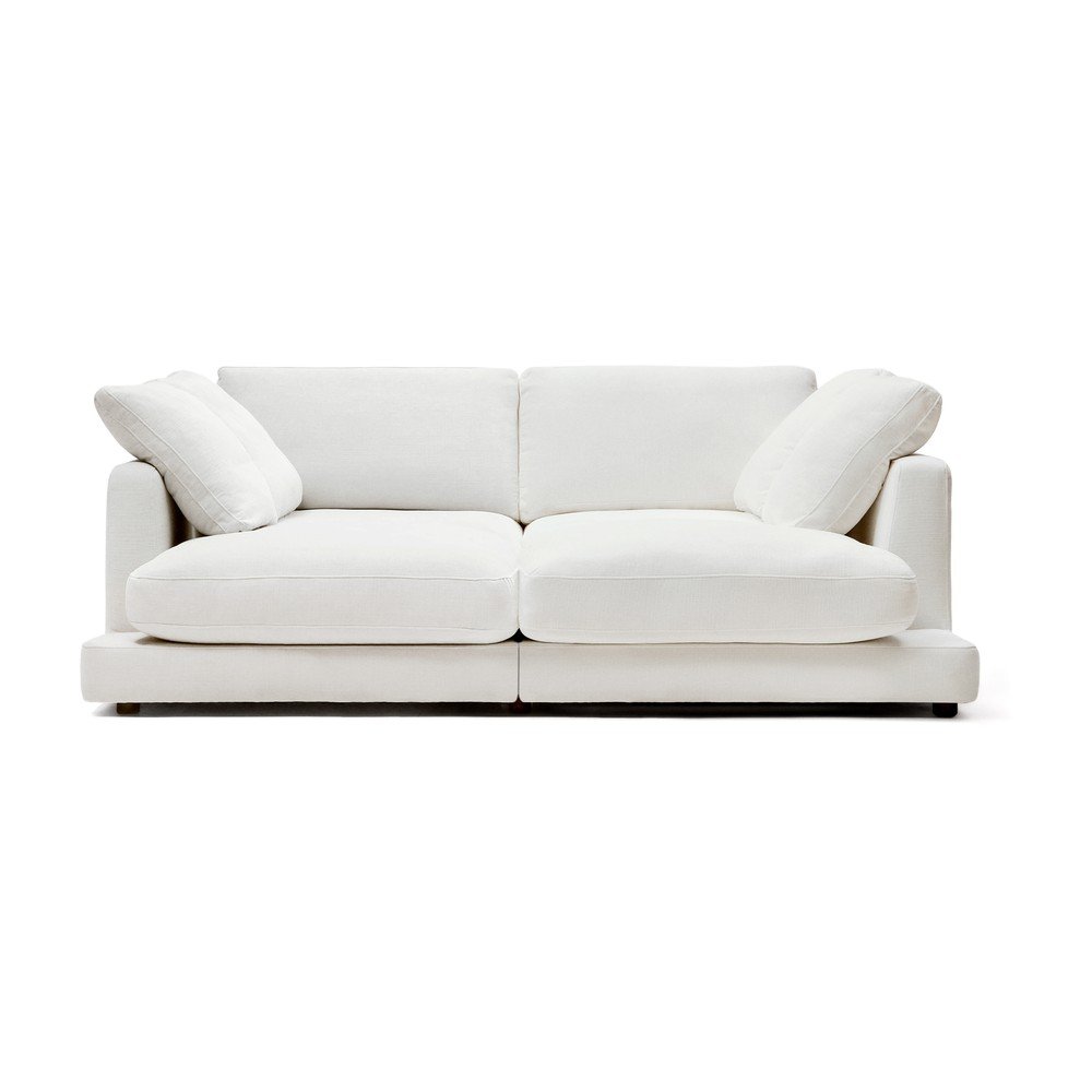 Fehér kanapé 210 cm Gala – Kave Home