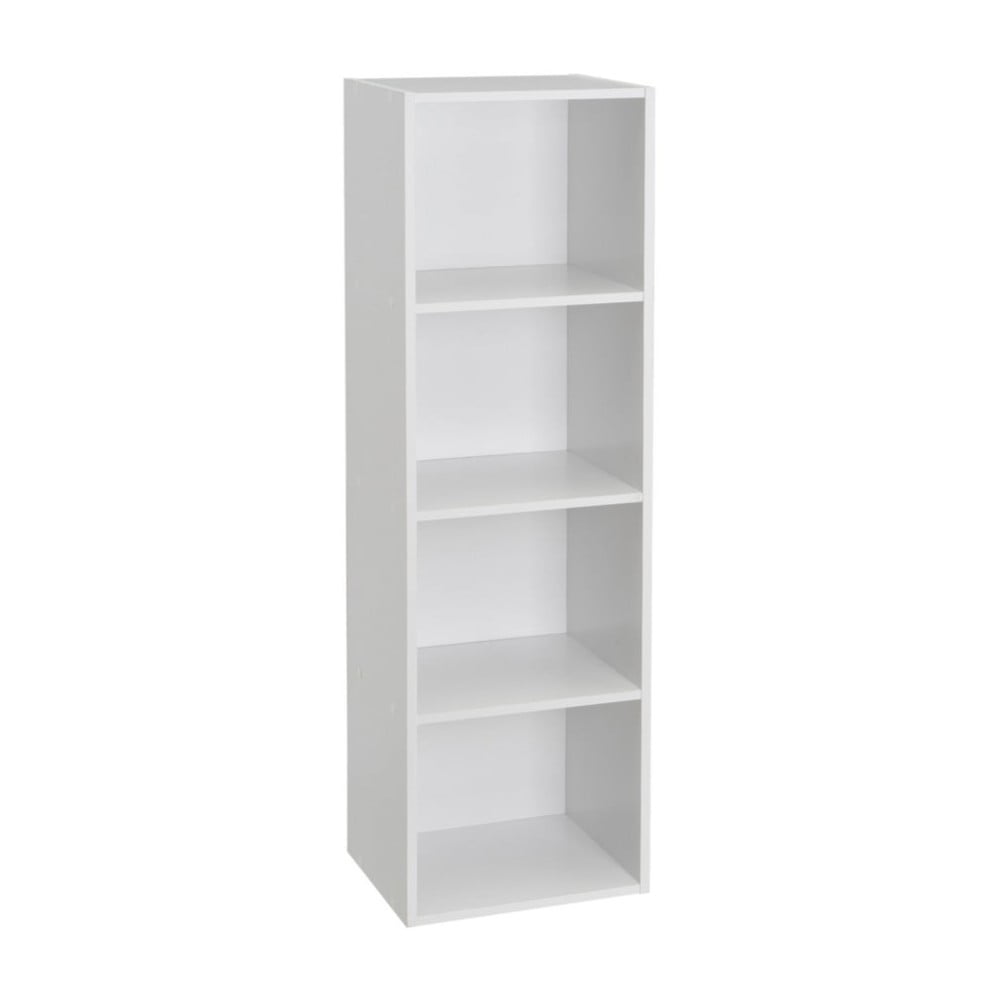 Fehér könyvespolc 30x106x24 cm Cube – Casa Selección