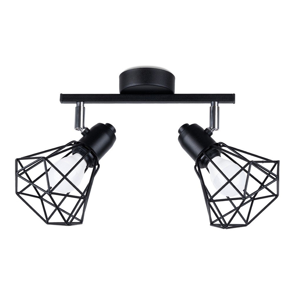 Fekete mennyezeti lámpa ø 10 cm Varpu – Nice Lamps
