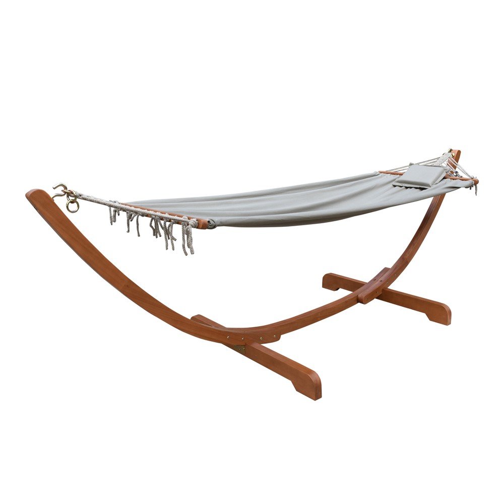 Hammock Madeira kerti függőágy eukaliptusz szerkezettel -  Garden Pleasure