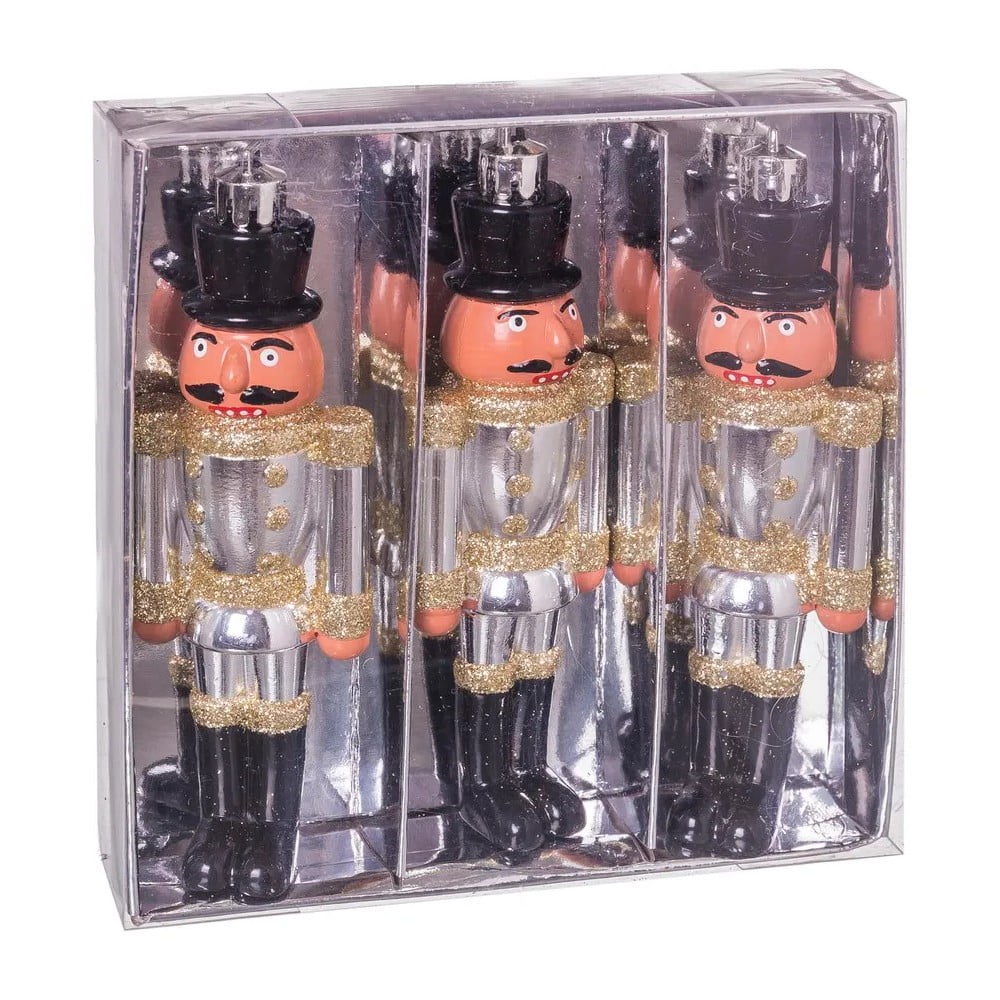 Karácsonyfadísz készlet 3 db-os Soldier – Casa Selección