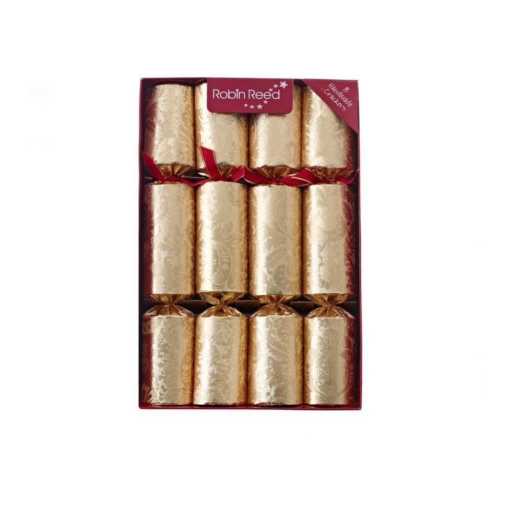 Karácsonyi cracker szett 8 db-os Decadence Gold – Robin Reed