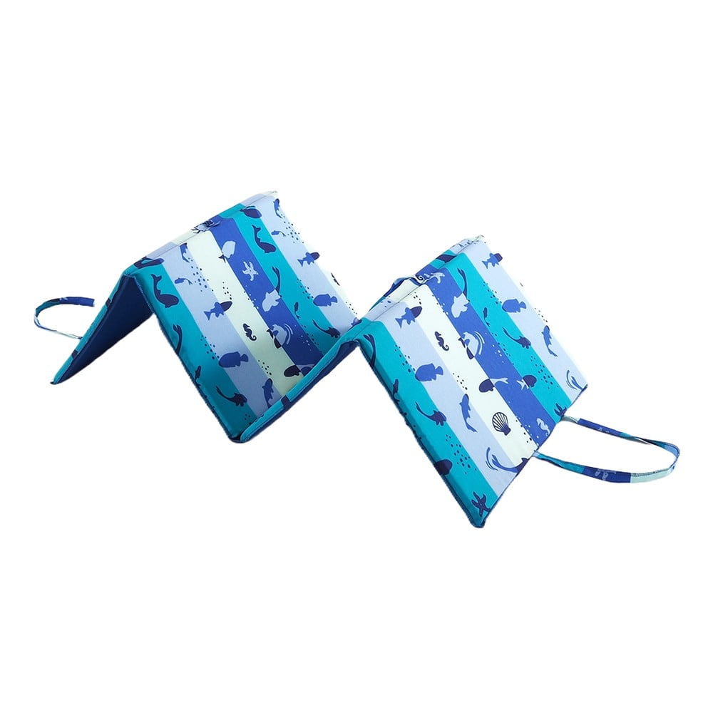 Kék kerti székpárna napozóágyra 49x137 cm   Fishes – B.E.S.