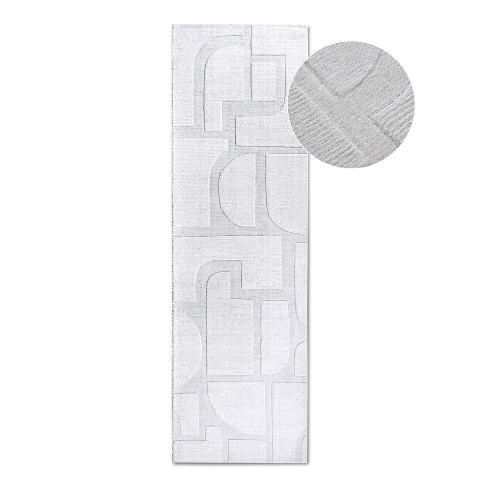 Krémszínű kézi szövésű gyapjú futószőnyeg 80x250 cm Alexis – Villeroy&Boch
