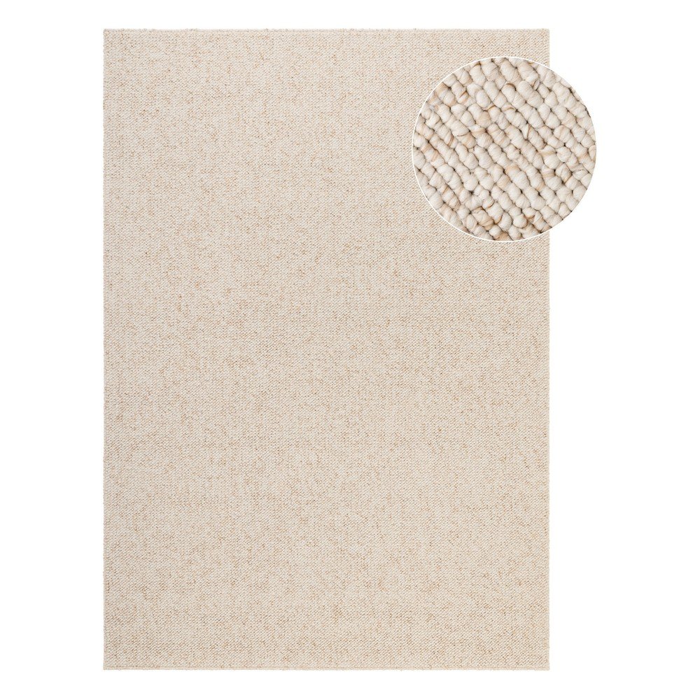 Krémszínű mosható szőnyeg 80x150 cm Rocco Cream – Elle Decoration