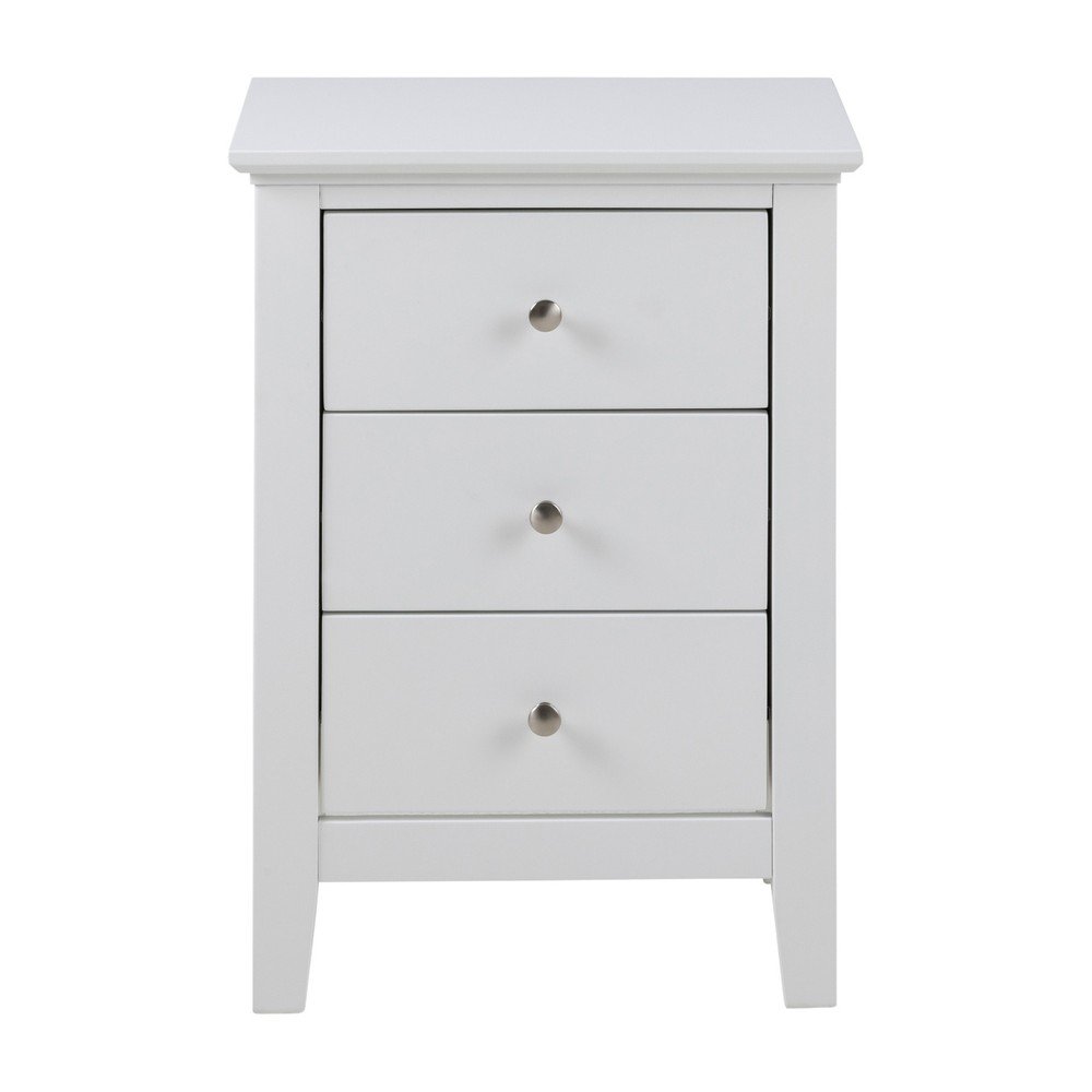 Linnea fehér éjjeliszekrény - Actona