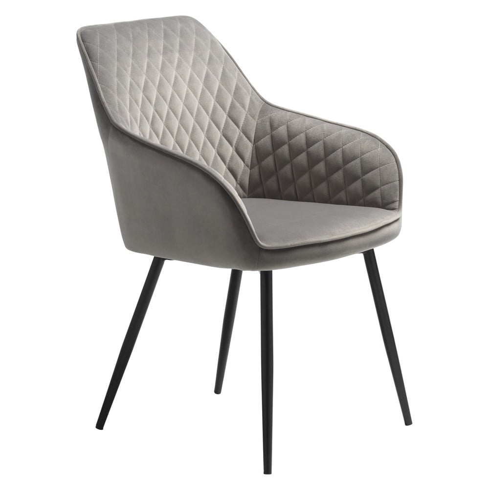 Milton szürke bársony étkezőszék - Unique Furniture