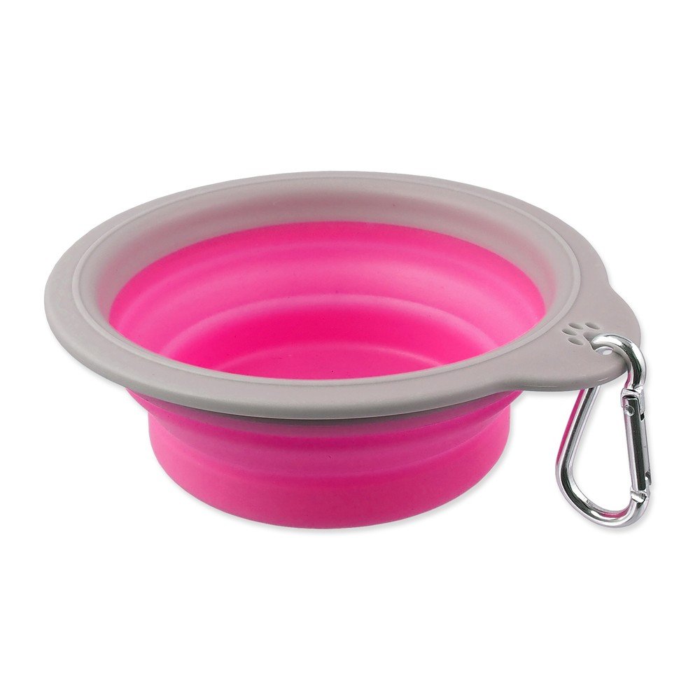 Műanyag utazó tálka kutyáknak ø 15 cm  Dog Fantasy – Plaček Pet Products