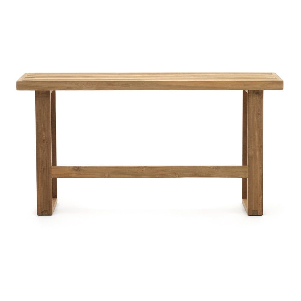 Natúr színű tömörfa kerti pad Canadell – Kave Home