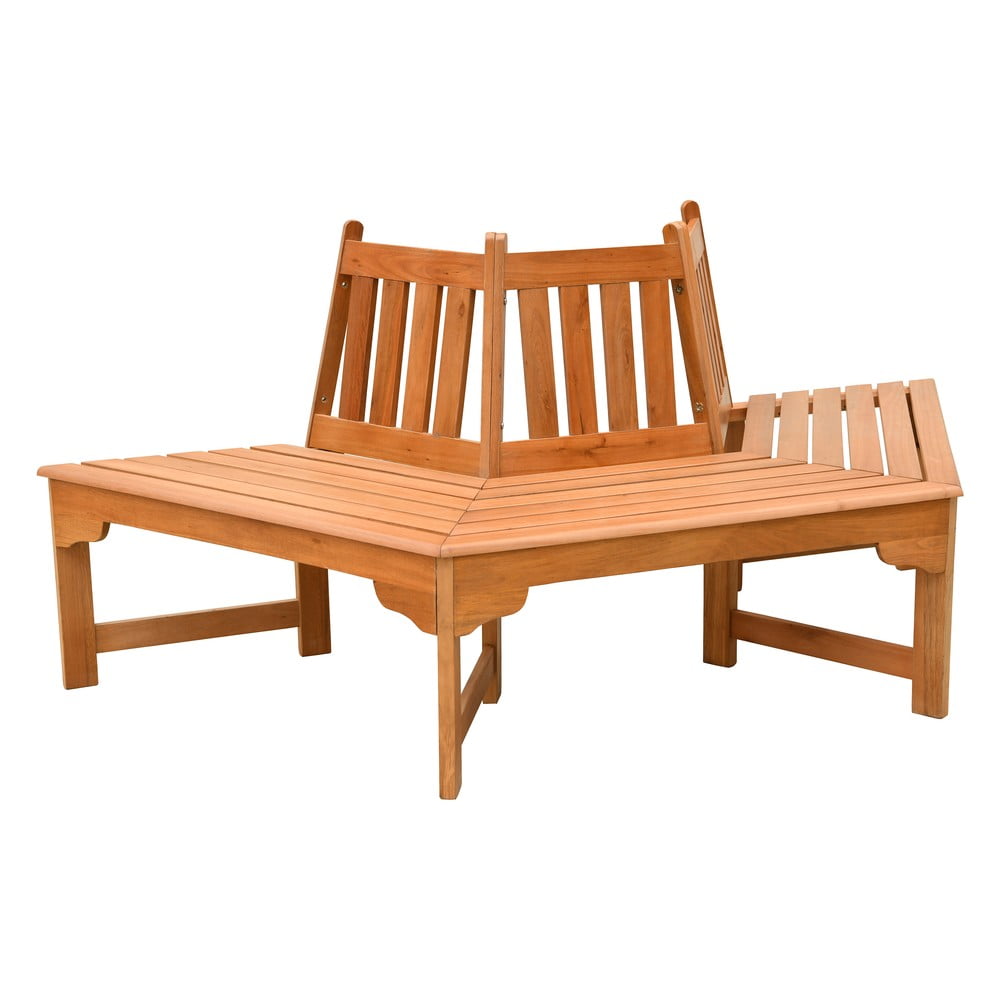 Natúr színű tömörfa kerti pad Ontario – Garden Pleasure