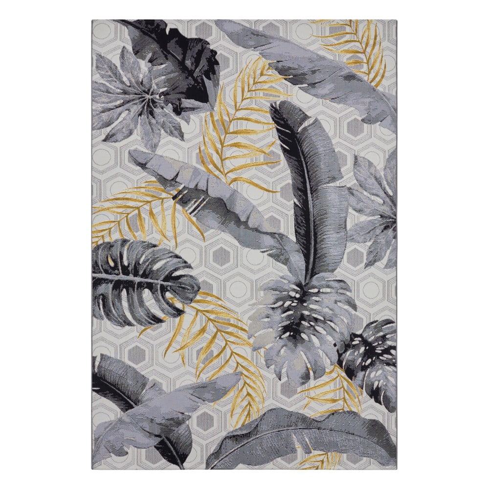 Sárga-szürke kültéri szőnyeg 160x235 cm Flair – Hanse Home
