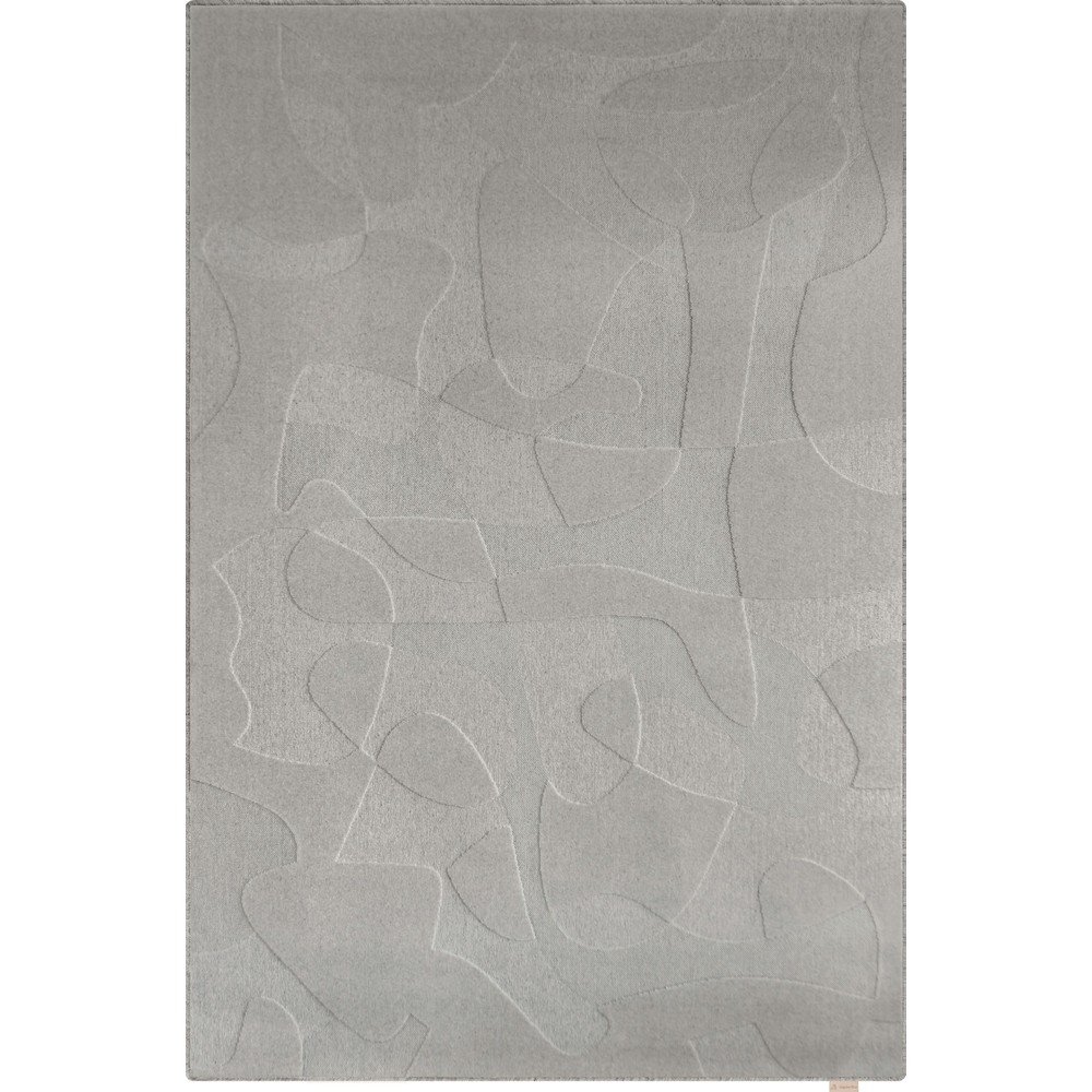 Szürke gyapjú szőnyeg 200x300 cm Morphic Botanica – Agnella