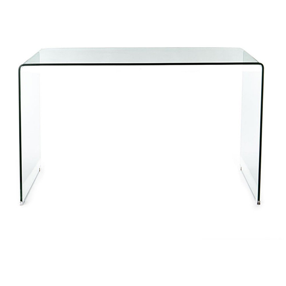 Üveg íróasztal 70x126 cm Bend – Tomasucci