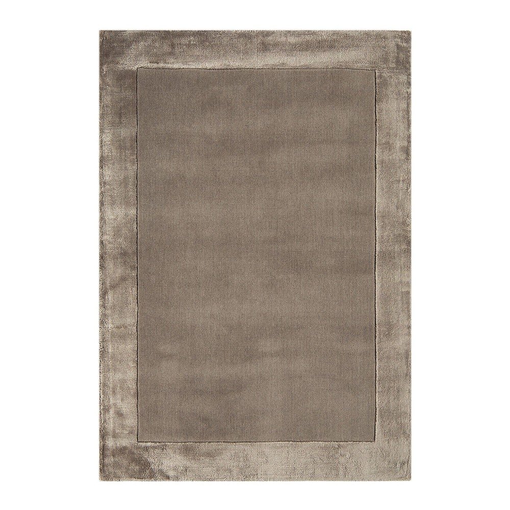 Barna kézi szövésű gyapjú keverék szőnyeg 120x170 cm Ascot – Asiatic Carpets
