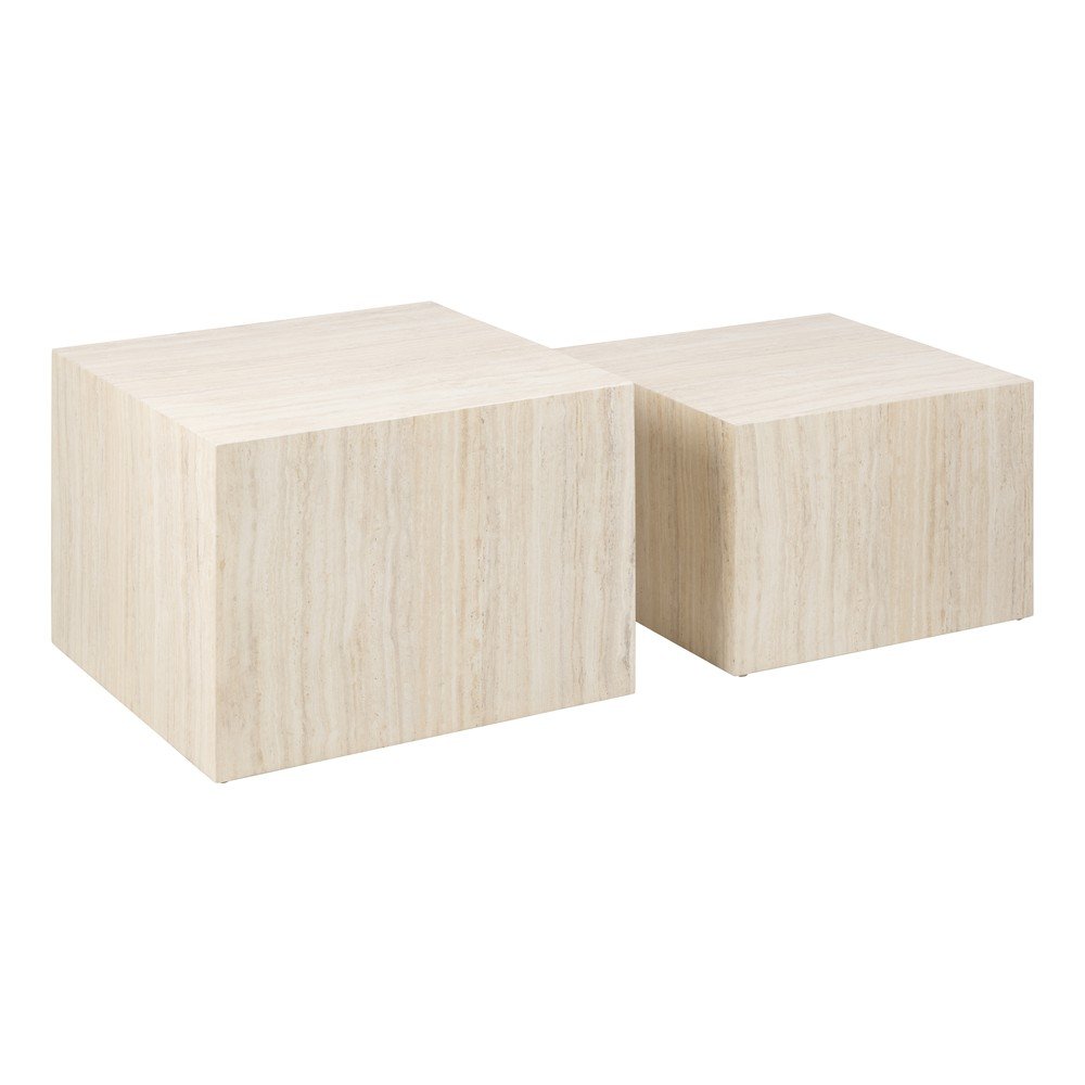 Dohányzóasztal szett 2 db-os 58x58 cm Dice - Actona