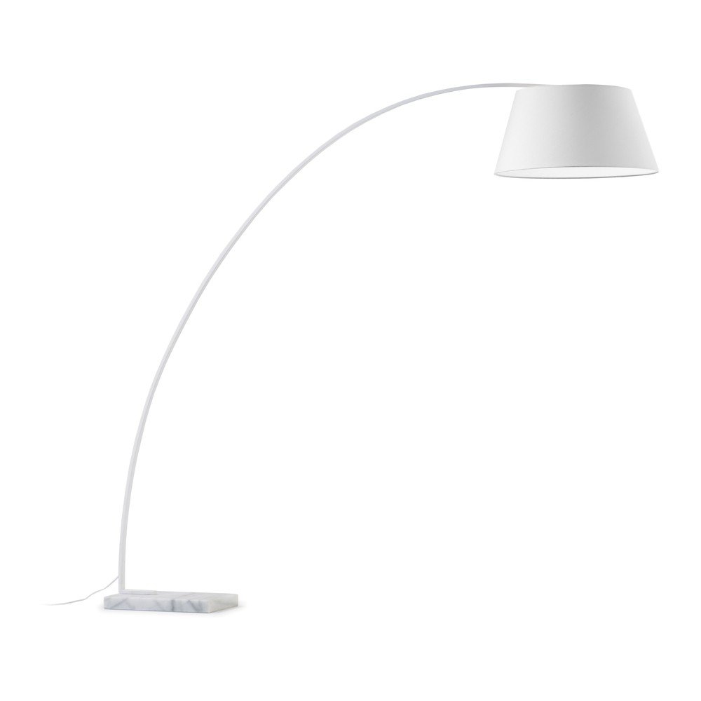 Fehér állólámpa textil búrával (magasság 210 cm) Juhe – Kave Home