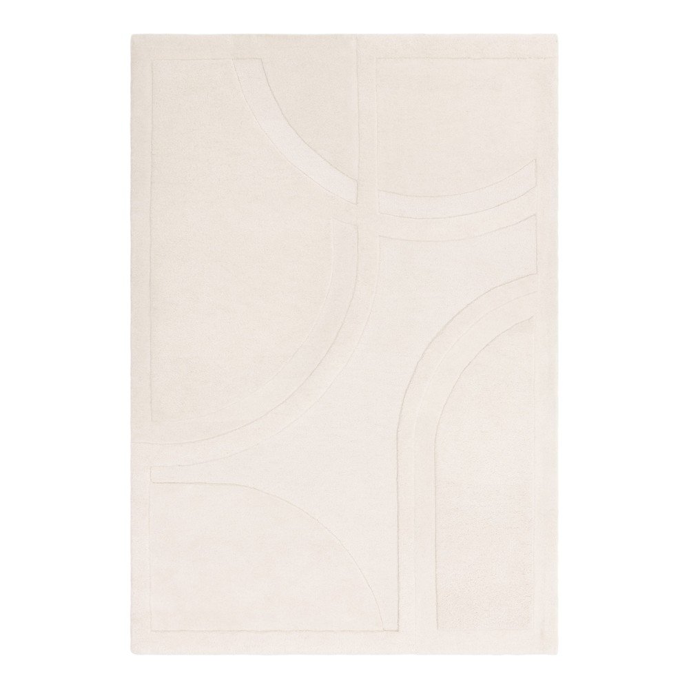 Fehér gyapjú szőnyeg 200x290 cm Olsen – Asiatic Carpets