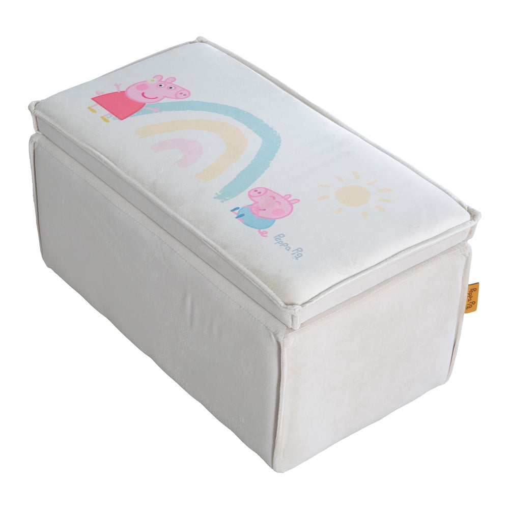 Fehér gyerek pad Peppa Pig – Roba