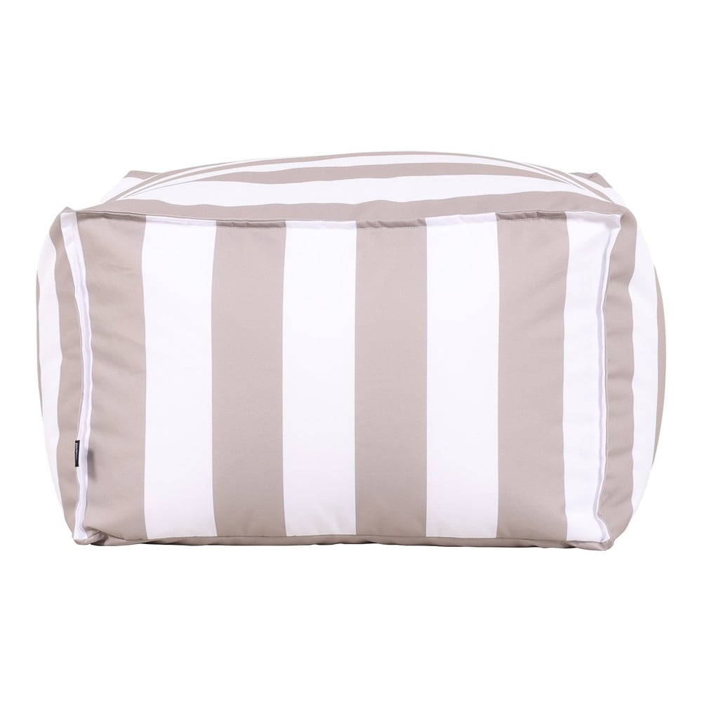 Fehér-szürke kerti babzsák – Bonami Essentials