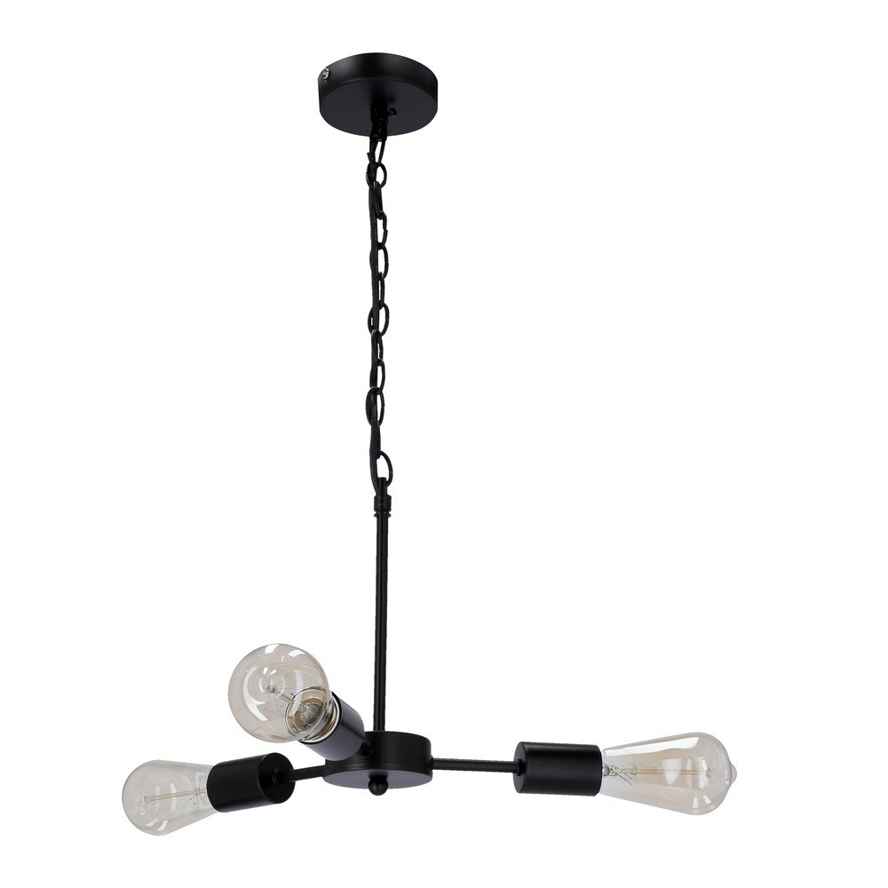 Fekete fém függőlámpa Sparta – Candellux Lighting