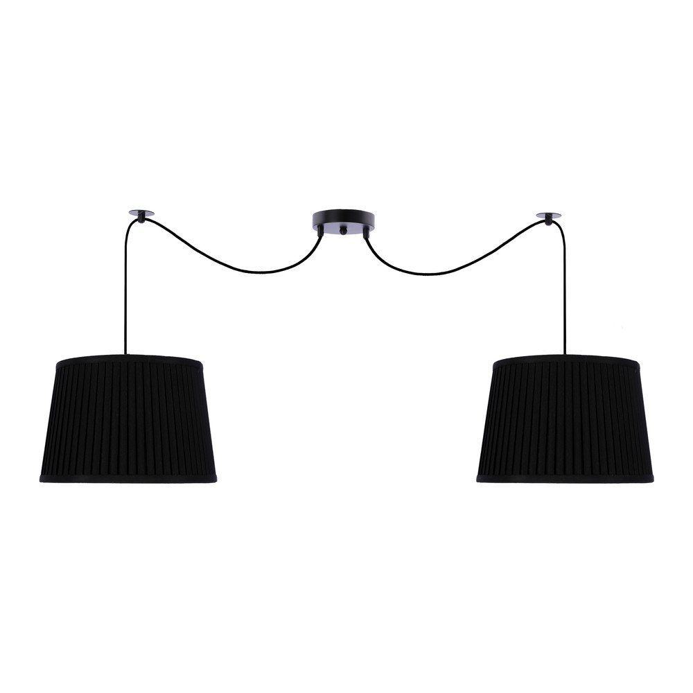 Fekete függőlámpa 100x20 cm Gillo – Candellux Lighting