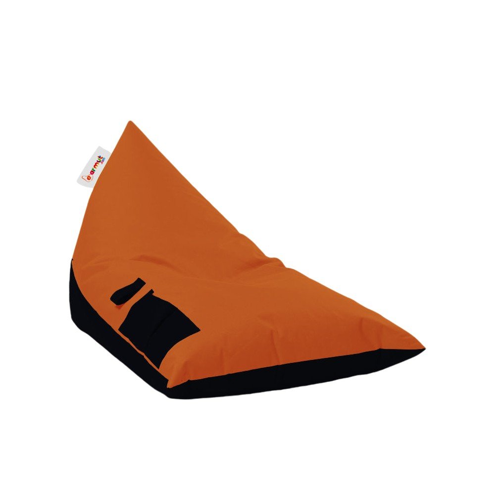 Narancssárga babzsákfotel Pyramid – Floriane Garden