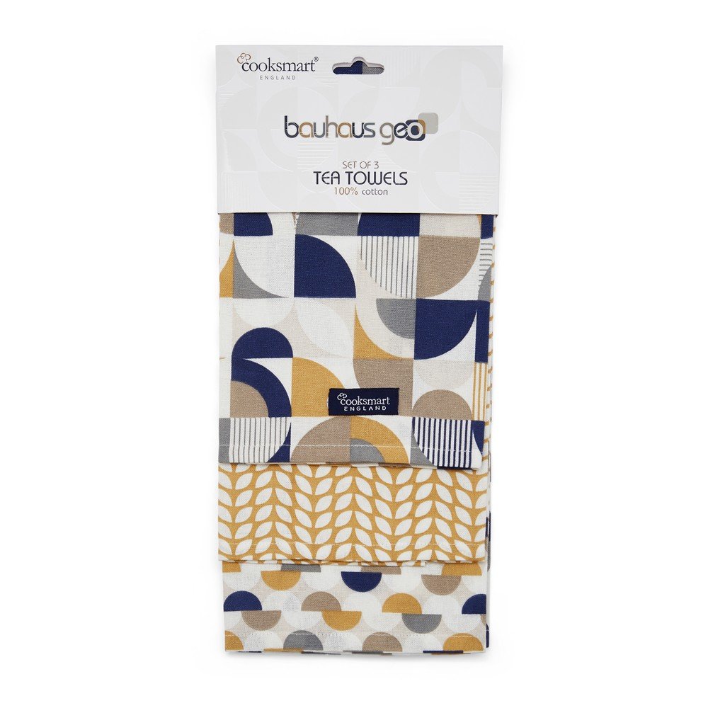 Pamut konyharuha szett 3 db-os 45x65 cm Bauhaus – Cooksmart ®
