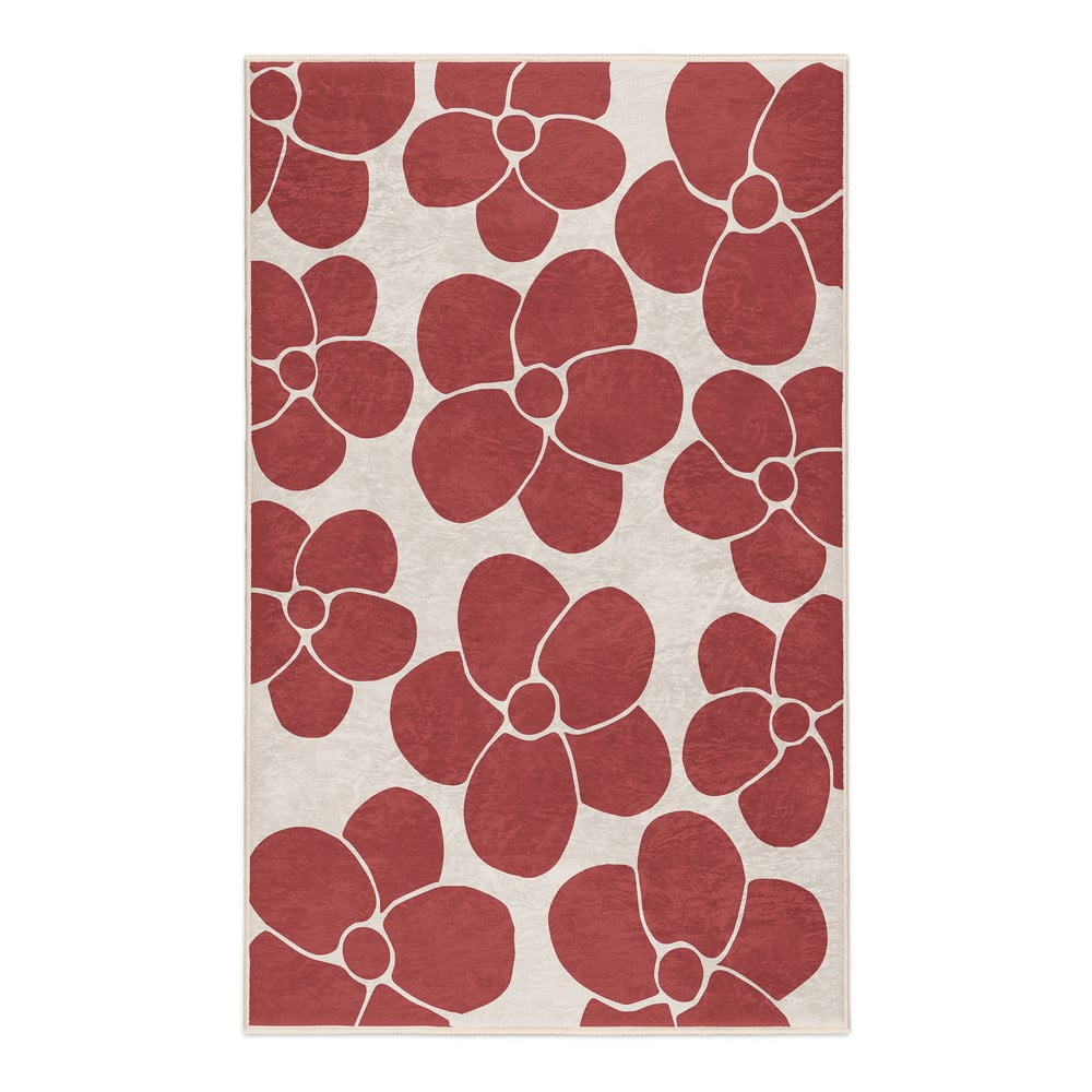 Piros mosható szőnyeg 120x180 cm Red Meadow – Mila Home