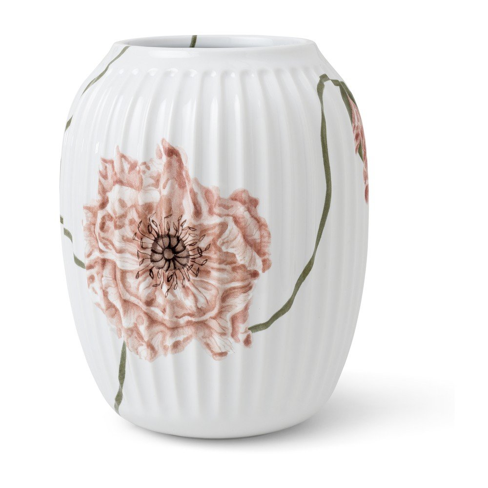 Poppy fehér porcelán váza