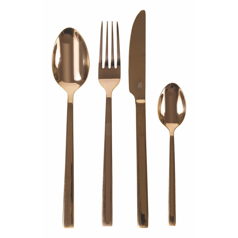 Rézszínű acél evőeszköz készlet 24 db-os Lexington – VDE Tivoli 1996