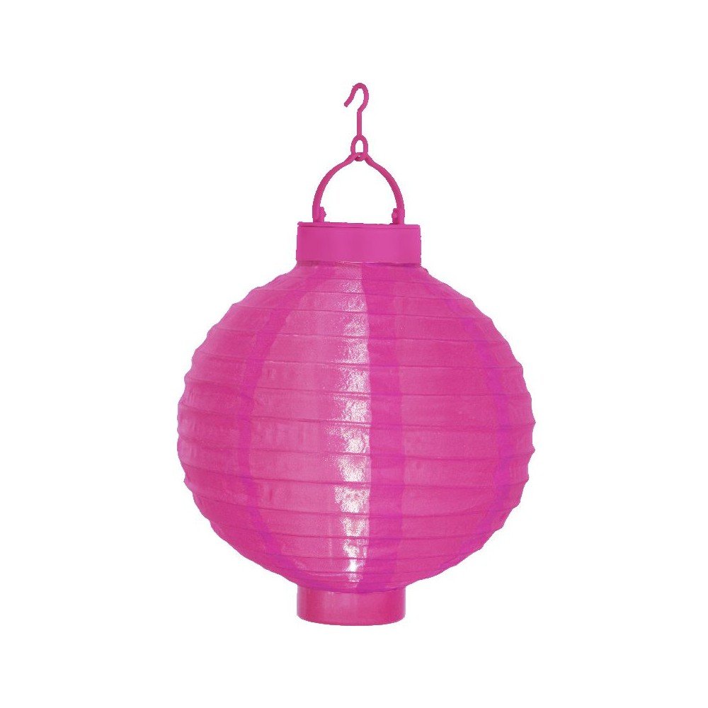 Rózsaszín kültéri napelemes LED lampion