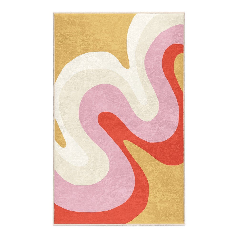Sárga-rózsaszín mosható szőnyeg 160x230 cm Raspberry Creamsicle – Mila Home