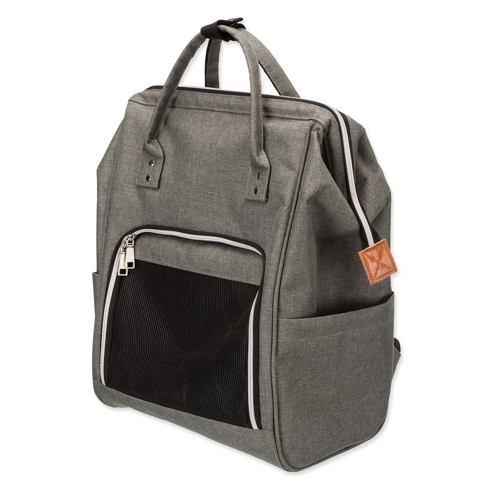 Szürke állíthordozó hátizsák 22x32 cm Trixie Ava – Plaček Pet Products