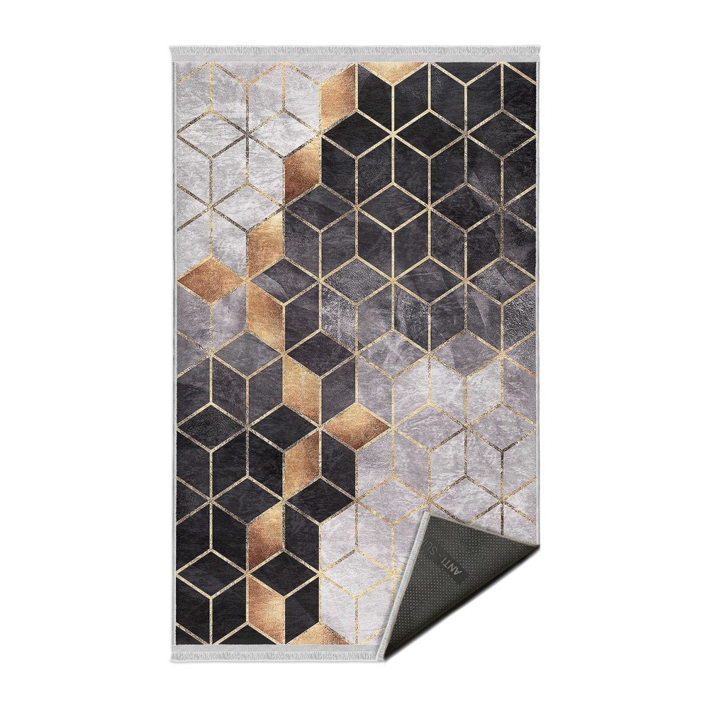 Szürke-aranyszínű szőnyeg 80x150 cm – Mila Home