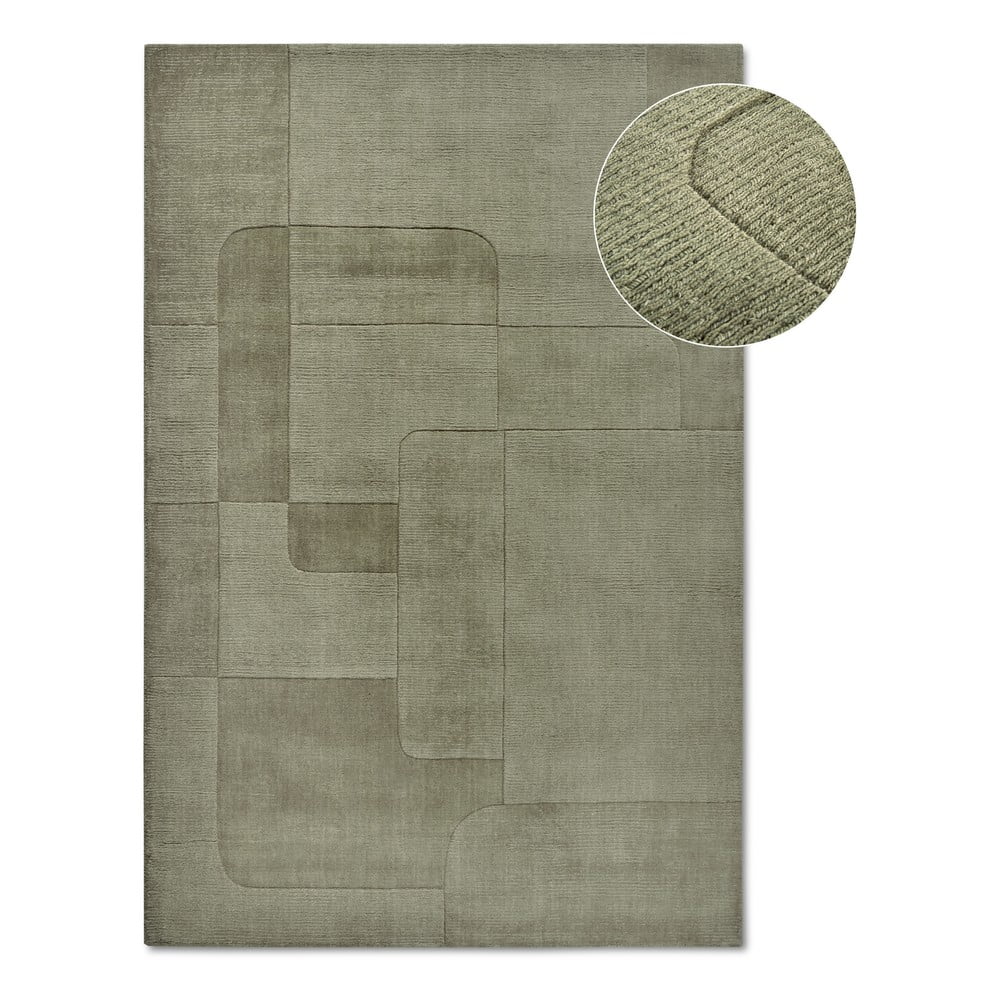 Zöld kézi szövésű gyapjú szőnyeg 120x170 cm Charlotte – Villeroy&Boch