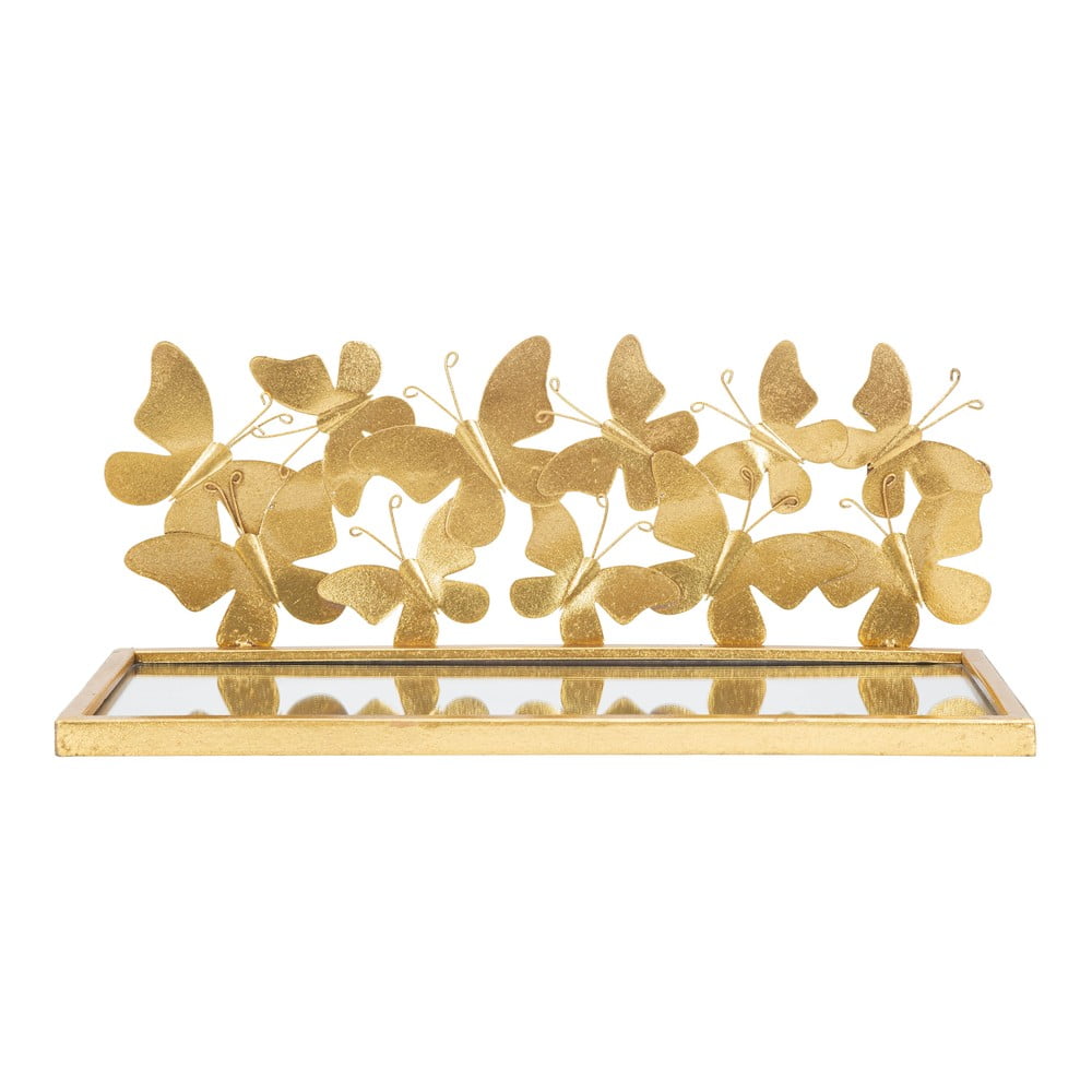 Aranyszínű éjjeliszekrény Butterfly – Mauro Ferretti