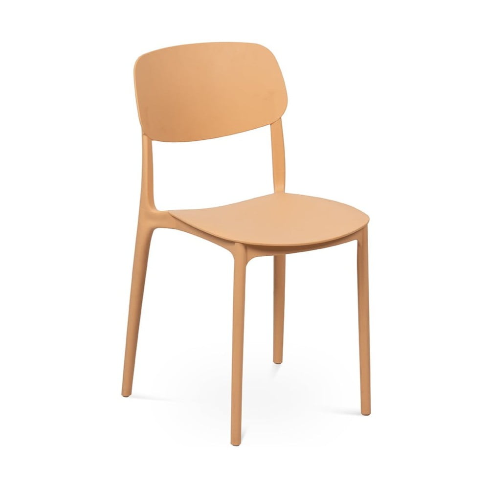 Barackszínű műanyag kerti szék Hébé – Bonami Essentials